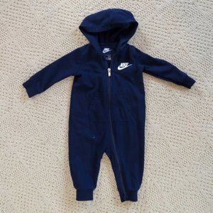Nike Long Sleeve Zipper Onesie